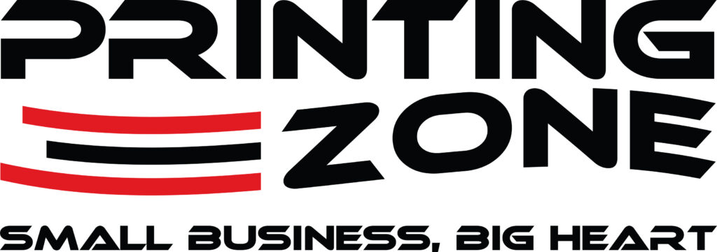 Printing Zone logo; recipient of our sponsorship opportunities